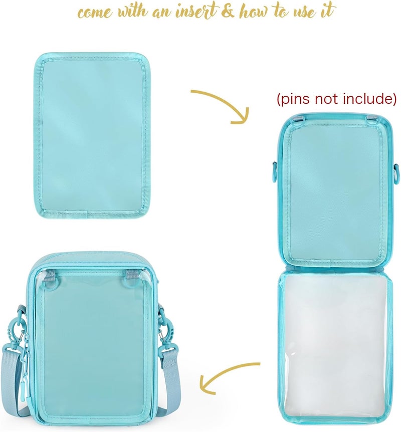 STEAMEDBUN Ita Bag Crossbody Small Pin Display Bag with Insert - Image 3